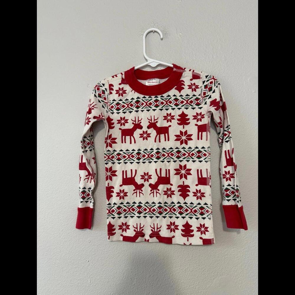 Hanna Anderson pj top only size 4